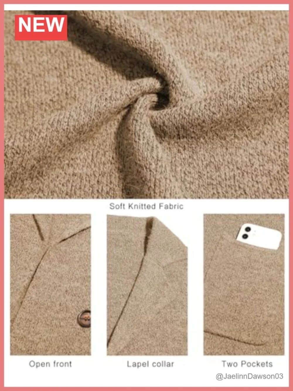 Womens Long Open Front Cardigan Sweater Coatigan Loose Knit Button
